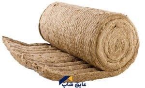پشم سنگ 3 سانت پتویی توری دار دانسیته 120